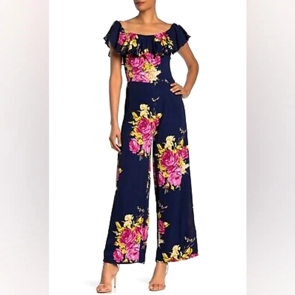 Betsy Johnson off the shoulder romper - Picture 1 of 6